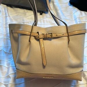 MK Cream Tote- Used once